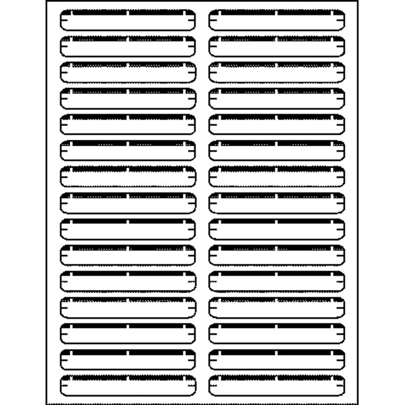 Business Source 26102 File Folder Labels - Pack of 1500 - White - Image 2